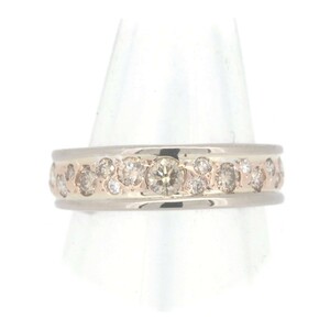 kasi Kei me Lingerie diamond ring ring 0.50CT 10 number K18PG/K18WG(18 gold pink / white gold ) pawnshop exhibition 