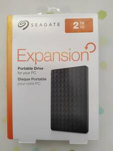 ★☆送料無料　未開封・未使用 Seagate Expansion ポータブルハードディスク ２TB ②☆★