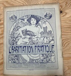 ミュシャ　Ｌ'hABITATION PRATIQUE 1908 ーD