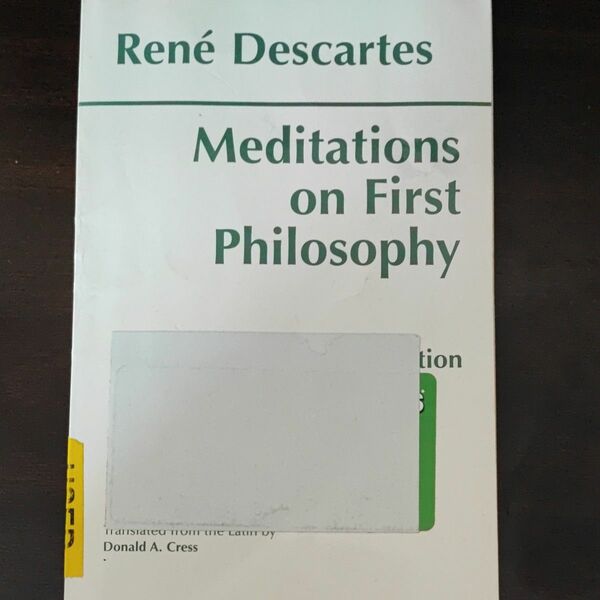  meditations on first philosophy 洋書