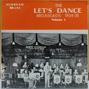 ☆LP Benny Goodman and His Orchestra / The Let's Dance Broadcasts 1934-35 Vol.3 US盤 SB-150 ☆