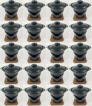 ☆和心懐石寄せ鍋コンロ付セット１人用２０個陶器製新品_画像1