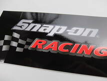 Snap-on USA輸入品*RACING スナップオンロゴステッカー/新品_画像2