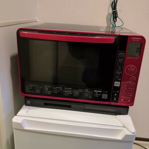HITACHI.. water steam microwave oven healthy she Fred secondhand goods 