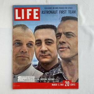 LIFE ライフ誌 ライフマガジン アメリカ雑誌 ビンテージ雑誌 1961年3月 宇宙飛行士 『ASTRONAUT FIRST TEAM』ヴィンテージ広告 車