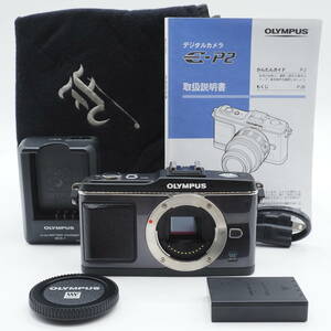 ★ショット数6,690回・極上品★ OLYMPUS オリンパス ミラーレス PEN E-P2 ボディ ブラック BLK #1775