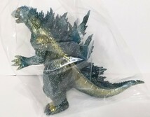 【赤目】マルサン ゴジラ 2000 ミレニアム ミレゴジ 350 sparkleブルーラメVer. GODZILLA MILLENIUM ソフビ sofvi MARUSAN 1999 福袋_画像4