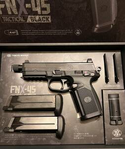 東京マルイ FNX-45 ブラック 予備マガジン１本おまけ！（fnx45 fn45 fnc socom mk23