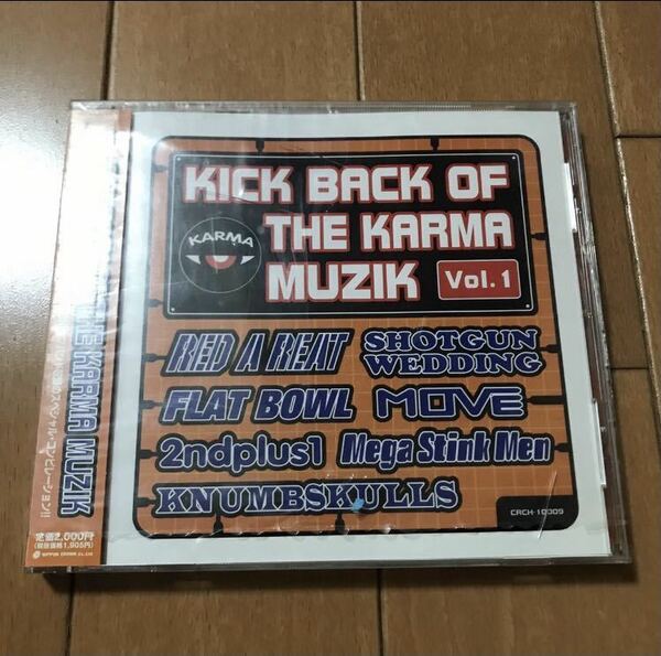 【送料無料即】KICK BACK OF THE KARMA MUZIK CD 2ndplus1、SHOTGUN WEDDING、RED A REAT、FLAT BOWL、MOVE、KNUMB SKULLS、Mega Stink Men