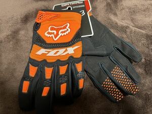 XL 新 オレンジ FOX RACING フォックス グローブ手袋 ダートパウ バイク モトクロス オフロード MX 防護手袋 レーシング MTB 春 夏 秋