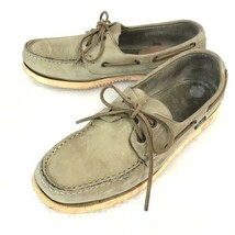 パラブーツ/PARABOOT/MARINEモデル☆本革/マッケイ製法/モカシン/デッキシューズ【7.5/26.0/ベージュ/BEIGE】スリッポン◇bJ-77_画像2