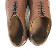 90s?/USA製/Vintage☆アレンエドモンズ/Allen Edmonds☆Hastings/ホールカットシューズ【8D/25.5-26.0/茶/BROWN】dress shoes〇BB-75_画像7