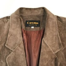 コスモ/COSMO LEATHER FUR☆スエードレザー/テーラードジャケット【メンズXL/茶/brown】Coats/Jackets/Jumpers◇zBH337_画像4