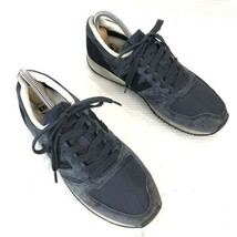 new balance/ニューバランス★U420NK/スエード × ナイロン スニーカー【23.5/UK5/US5.5/黒/navy×black】sneakers/Shoes/trainers◇cQ-489_画像1