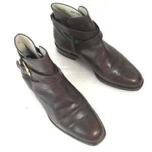 イタリア製☆バリー/BALLY☆本革/ジョッパーブーツ【36/22.5-23.0程度/茶/BROWN】ショートブーツ/オールレザー/Shoes◇bWB73-8