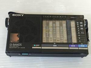 【動作確認済み】SONY ソニー ICF-4900II FM/MW/SW ９バンドラジオ 短波ラジオ 音響機器 RADIO（宮46）