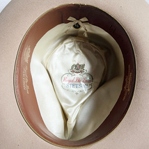 貴重! 50's STETSON 58CM ROYAL DELUXE ロイヤルデラックス ステットソン VINTAGE HAT ヴィンテージ ハット OPEN ROAD オープンロード レア_画像6