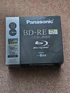 Panasonic パナソニック BD-RE ブルーレイディスク　25GB 10枚 LM-BE25A10YA 未開封