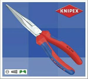 ★未使用　送料無料　クニペックス KNIPEX 2615-200 先長ラジオペンチ (SB) ラジペン