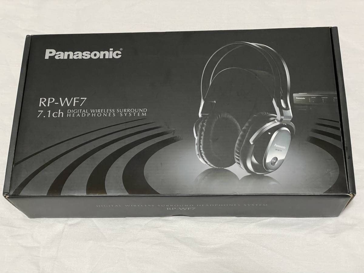 ○Panasonic デジタルワイヤレスサラウンドヘッドホン RP-WF7-K