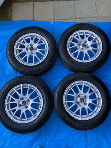 BLIZZAK VRX 2 185/65R15 PCD100 4H アルミ付き