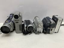 ジャンク ビデオカメラ まとめ12点 SONY DCR-HC90 DCR-TRV30/Panasonic NV-GS200/VICTOR GZ-MG40等 動作未確認_画像9