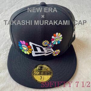 【新品未使用】NEW ERA × 村上隆キャップ　59FIFTY 7 1/2 限定