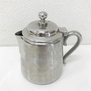 refle● YUKIWA ミルクピッチャー　ミルクポット　ステンレス　レトロ　喫茶店　インテリア　現状品