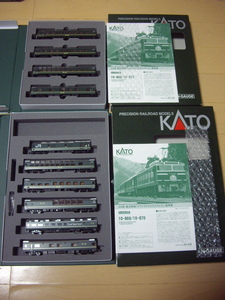 kato 24系 10両セット 品番10-869・70 ライト点灯確認済み 