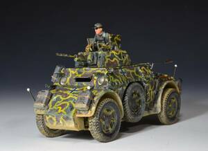 1/35　ドイツ装甲偵察車AB43　タミヤ イタレリ　TAMIYA ITEM89697 AB43 203(i)　塗装済み完成品