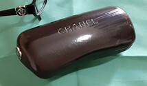 レア シャネル カメリア付き メガネ ケース 眼鏡 サングラス CHANELサングラスケース ハードケース_画像1