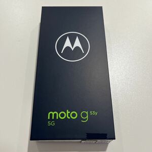 ［新品］ Motorola moto g53y 5G 標準セット［SIMフリー］アークティックシルバー［Y!mobile］