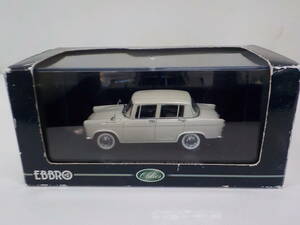 F-⑯【EBBRO】TOYOPET CORONA PT20(1960) WHITE　エブロ トヨペット コロナ ホワイト 車 ミニカー 模型【1/43scale】