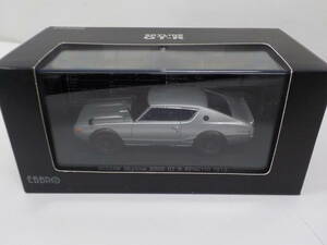 F-⑰【EBBRO】NISSAN SKYLINE 2000 GT-R KPGC110 1973 SILVER エブロ 日産 スカイライン シルバー 車 ミニカー 模型【1/43scale】