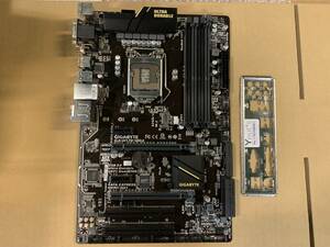 * secondhand goods BIOS verification GIGABYTE GA-H170-HD3 LGA1151 motherboard IO panel attached *