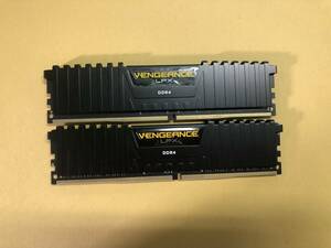 79★中古品 デスクトップPC用メモリーVENGERNCE LPX DDR4 CMK16GX4M2A2133C13 8GBx2枚 計16GB中古動作確認済み★