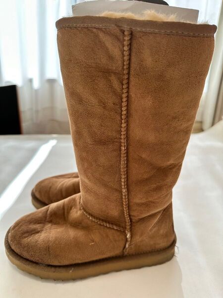UGG ムートンロングブーツ キャメル22cm