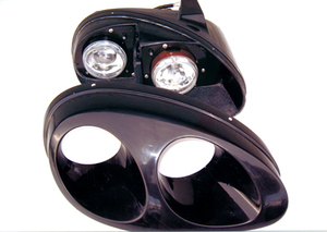 「エリートSPL」カプチーノ(EA11/21R)用デュアルヘッドライト(シングルHID仕様)
