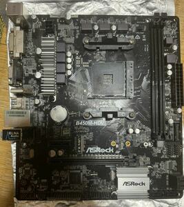 ASRock B450M-HDV 1.0.1 AM4 Ryzen対応　MicroATX マザーボード 動作確認済みジャンク