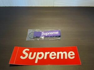 【新品未使用】Supreme シュプリーム Box Logo ボックスロゴ キーホルダー パープル レア