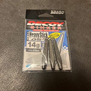 デコイ デコイシンカー へビースティック 14g 1/2oz DECOY ヘビキャロ シンカー ベビーキャロライナリグ タイプ ヘビースティック 3本