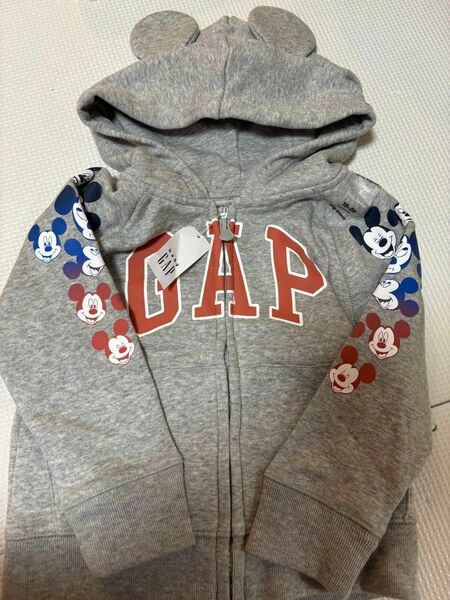 GAP ミッキー　ディズニー　パーカー　90