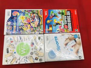 マリオパーティ 9 new スーパーマリオブラザーズ Wii sports はじめてのWii 即落札！！ 4本 セット ！！