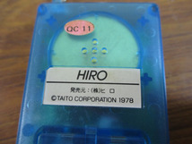 【CP/M】昭和レトロ 当時物 タイトー HIRO ヒロ スペースインベーダー SPACE INVAIDERS 1978 キーチェーンゲーム キーホルダー 携帯ゲーム_画像4