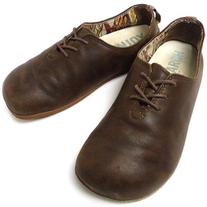 MERRELL MOOTOPIA LACE /mererum-to Piaa race leather shoes US7(24cm corresponding )( lady's )[ used ]14i-1-075