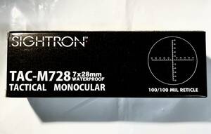 SIGHTRON 単眼鏡 TAC M728 サイトロン サバゲー アウトドア 日本製