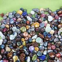 ●サ0287H◎カラフル　バロックパール　バロック真珠　形・サイズ・お色色々　アクセづくりなどに　約1700グラム　大量　まとめて◎_画像2