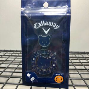 Callaway キャロウェイゴルフ　ベアマーカーセット　21 JM 5921584 ネイビー　オレンジ　コインマーカー　グリップエンド装着用マーカー