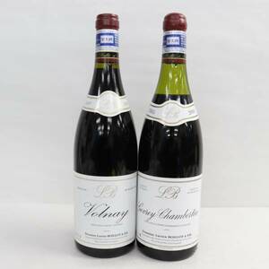 【2本セット】ルシアン ボワイヨ&エフィス各種（ジュブレ シャンベルタン 2005 13.5％ 750ml ※液面低下 等）Y23L240007