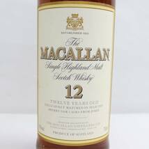 1円~MACALLAN（マッカラン）12年 旧 シェリーオークカスク 43％ 750ml S23L250034_画像2